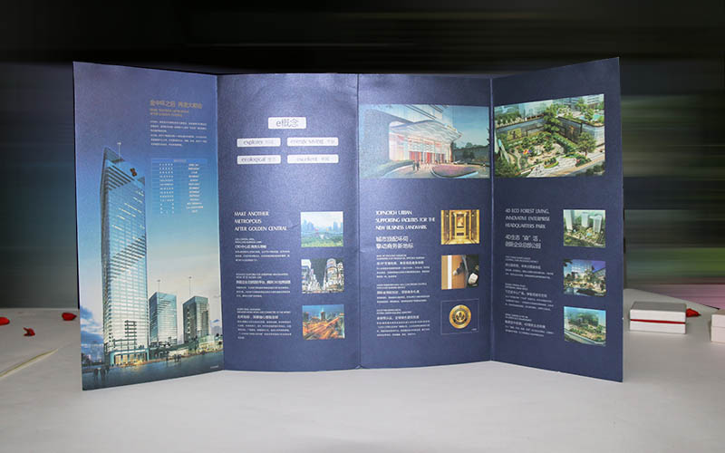 地産彩頁印刷話,樓書印刷廠家,酒店彩頁印刷