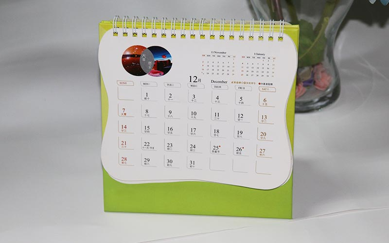 新款台曆定制廠家，定制各種
